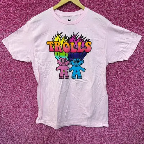 Good Luck Trolls 60th Anniversary Toy Promo Tee L