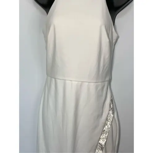 BCX Dress nwt maxi halter, split leg front size small