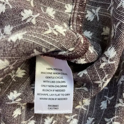 Treasure & Bond Nordstrom Flowy Button Front Floral Mini Dress - Sz M 💚🎀