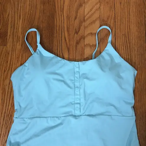 ANDIE The Snap One Piece Swimsuit Hydrangea Blue size XL NWT