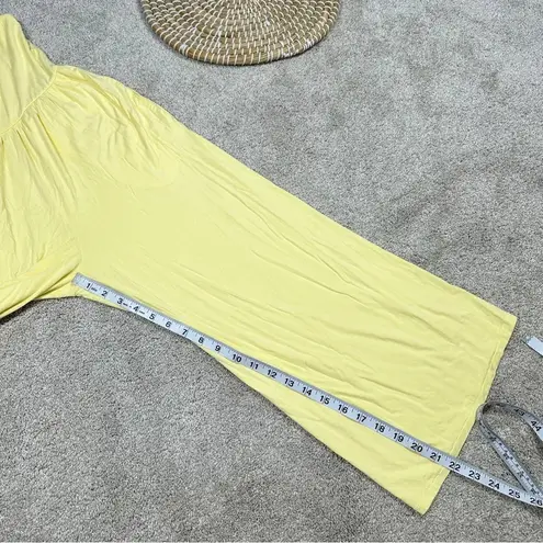 Wilfred Free Aritzia Assonance Jumpsuit Wide-Leg Cropped Flowy Yellow Size XS