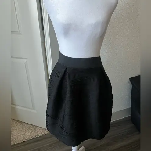 Claudie pierlot black bubble textured skirt Size XS