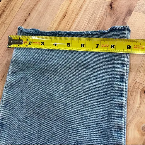 Paris Blues Paris Blue High Rise Crop Jeans Size 11 Raw Hem RN 69057