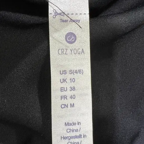 CRZ Yoga Pleated Tennis Skirt Athletic Golf Skort Activewear Black Small