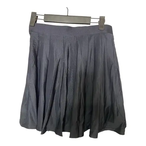We Wore What NWT Tennis Skort SMALL Black Pleated High Waist Skirt Athletic Chic
