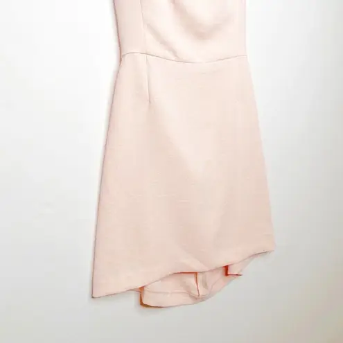 Wilfred Aritzia Aperture Tie Back Mini Dress Square Neck in Petal Pink Size 6