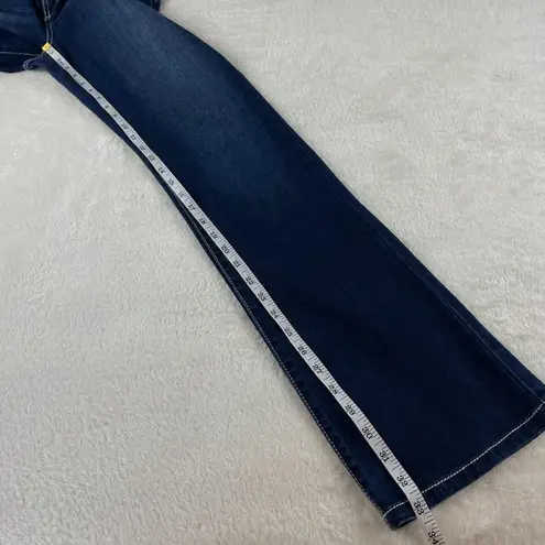 INC  Regular Fit Boot Leg Jeans Womens Size 8‎ Blue Mid Rise Stretch Pockets TALL