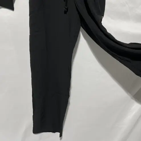 Area Stars New Long Sleeve Button Front Belted Jumpsuit Bella Black Size Medium