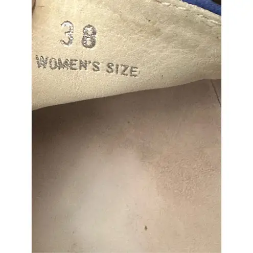 TODS Suede Espadrilles Size: EU38,US 7.5 Blue