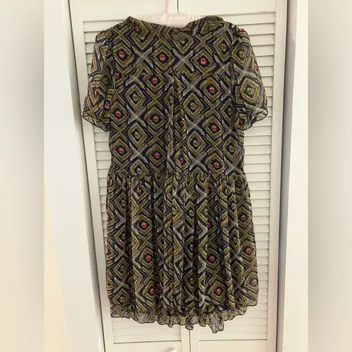 Molly Bracken Tiered Navy Blue Dress