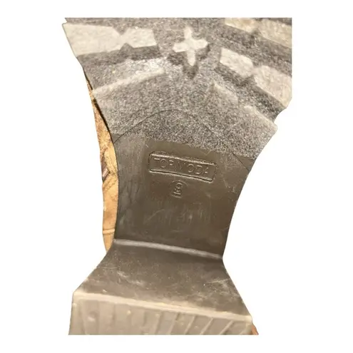 Top Moda Tan Chunky Heel Ankle Booties