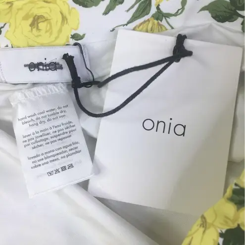 ONIA NEW Bikini Regina Bottom Liberty Rose Floral Print Size Large