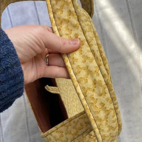 Handmade Yellow Patterned Tote Bag.