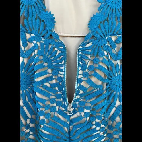 Saylor Free People X Teal Presley Lace Mini Dress medium