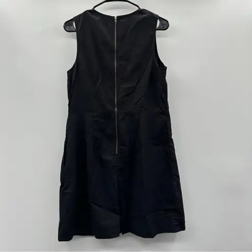 Eshakti Black Custom Fit 100% Cotton Sleeveless Shift Dress Size M