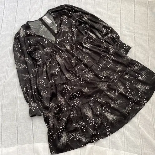 ASOS carried brand Violet Romance starry black maternity dress. Size undefined