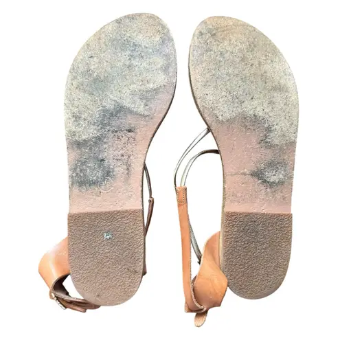 ANCIENT GREEK SANDALS Melovia Strappy Sandals Sz 39 Tan Size 8