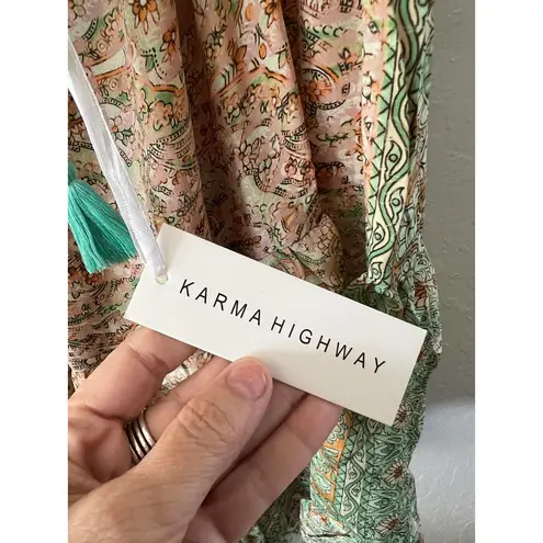 Karma Highway Boho Floral Mini Dress