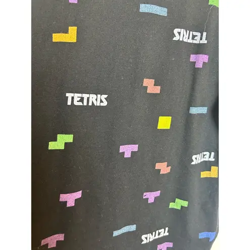 Nintendo Tetris  Womens Cropped Tee Size XL 90s Y2K Gamer Novelty