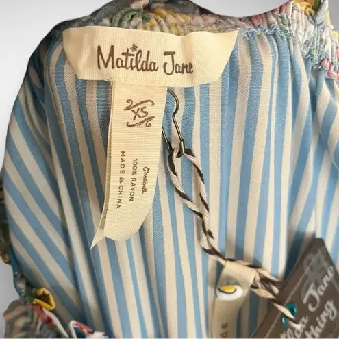 Matilda Jane Women's Come Away With Me Short Sleeve Hi-Low Dress XS | NWT