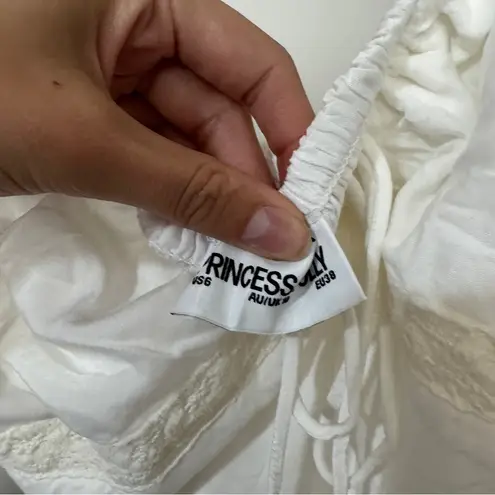 Princess Polly New  Emily Maxi Dress White Size 6