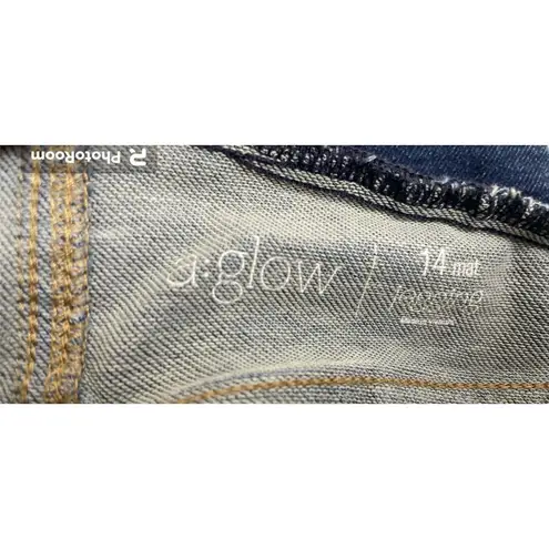 a glow Maternity Women’s Denim Blue Pull-On Jeggings by  Size 14. Super soft!