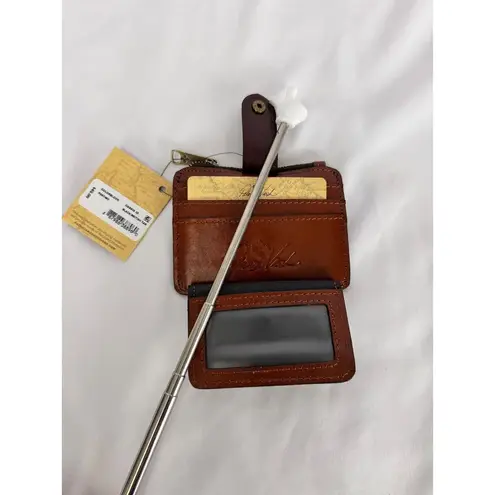 Patricia Nash Leather Card Holder Wallet Coin Purse Small Bifold