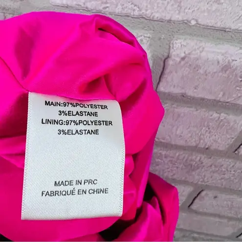 Finders Keepers Strangers in Paradise Hot Pink Peplum Playsuit Romper Size S