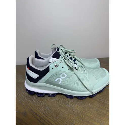 On Running Cloudsurfer Women's Running Shoes Mint Navy Size 7 Green