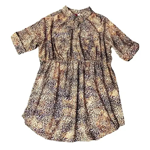 Pure Energy Tunic Dress Womens 3 (3X) Used Animal Print