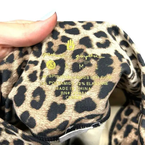 Spiritual Gangster  Perfect High Waisted Leggings Leopard Animal Print Size‎ XS