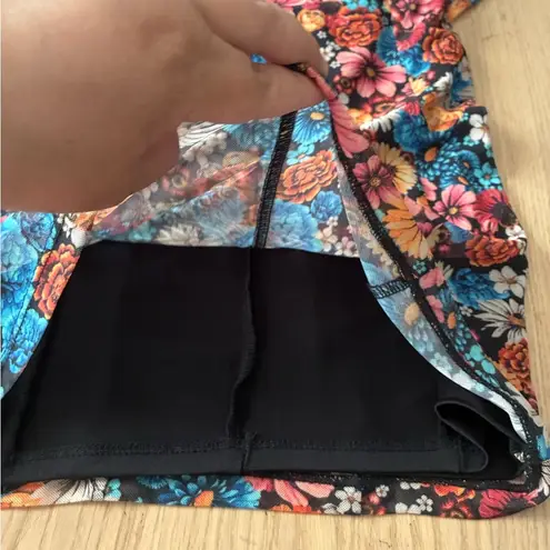 AFRM Bohemian Women’s Multicolor Floral Mesh Midi Body