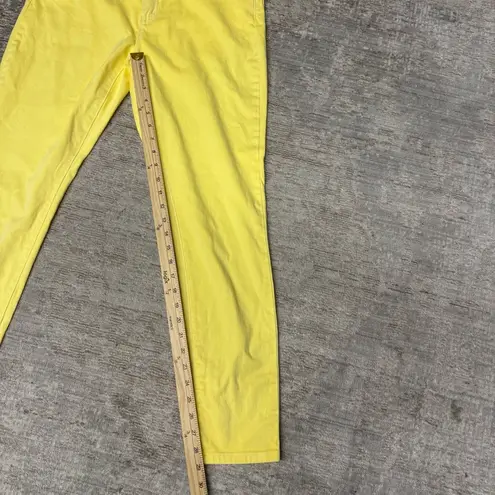 Michael Kors Butter Yellow Garment Dyed Izzy Skinny Jeans