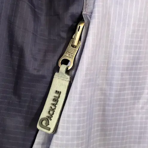 Adidas ‎ packable clima-proof periwinkle windbreaker jacket women’s size Small S