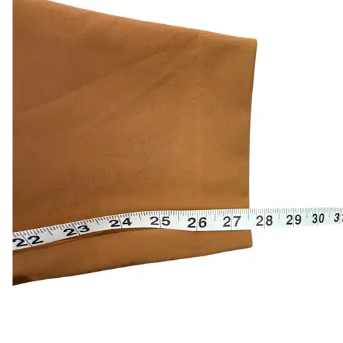 Theory  Thaniel Kenett Slim Fit Pants 6 Tan Brown Pull On Stretch Office Modern