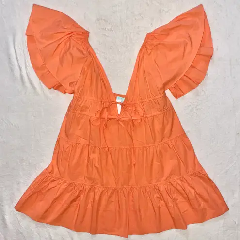 Olivaceous NWT Womens  A.L.C. Style Orange Mini dress size Large!