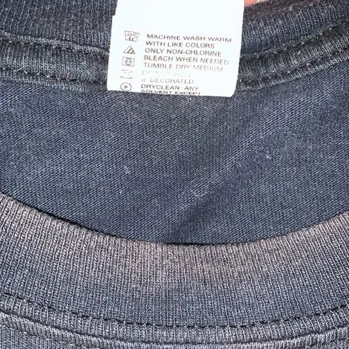 Anvil Vintage Marines Embroidered tshirt pre-shrunk cotton size XL navy