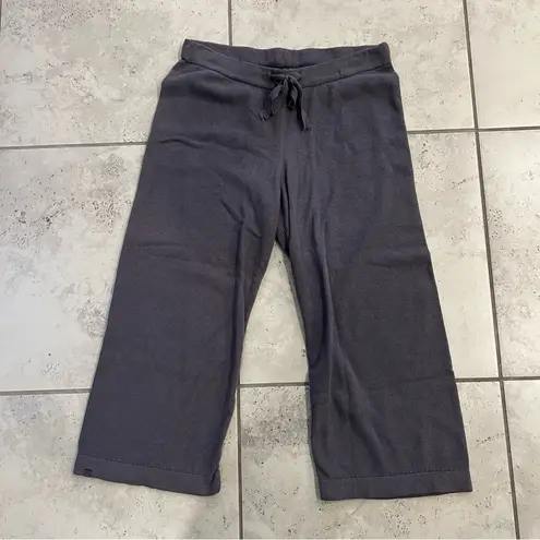 Barefoot Dreams CozyChic Ultra Lite Culottes Blue Lounge Pants SMALL