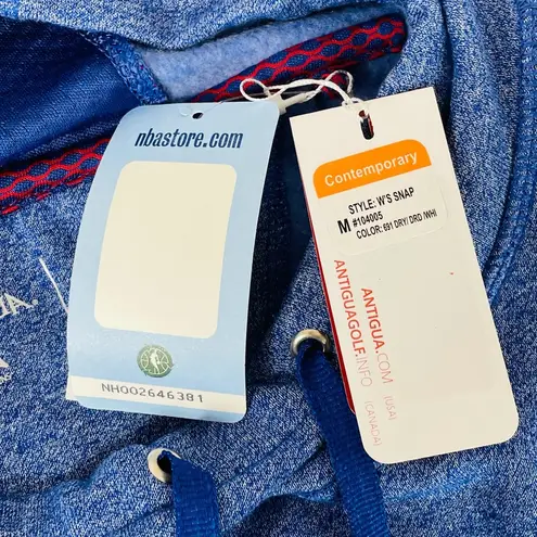 Nba Antigua Detroit Pistons Sweatshirt, Blue, Medium