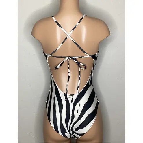 Boston Proper New. animal print swimsuit Large. Retails $127