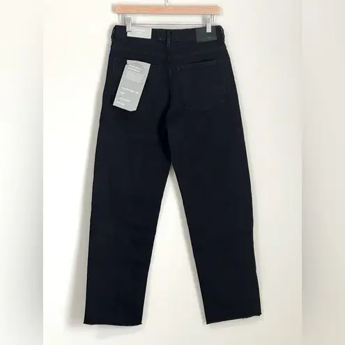 Everlane NWT  The Way High Crop Jeans Straight Raw Hem Size 28 Crop