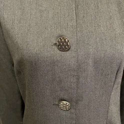Vintage Bedford Fair Gray Professional Suit Jacket and Skirt