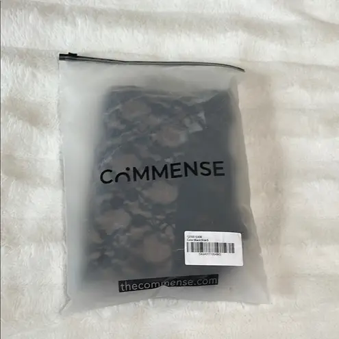 NWT Commense Size Small Lace Patchwork Cami Midi Dress Black