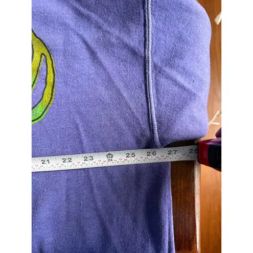 Grateful Dead Purple Halloween 1990 Skull Graphic Sweatshirt