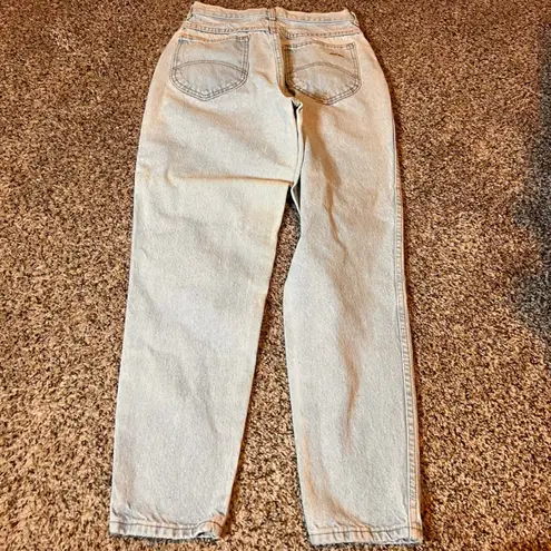 Chic Vintage High Waist Mom Jeans Women's Size 10 Light Wash Denim‎ USA Made Blue