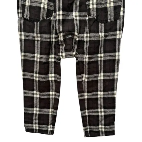 R13 NEW Harem Pants Vintage Black Plaid Size 24