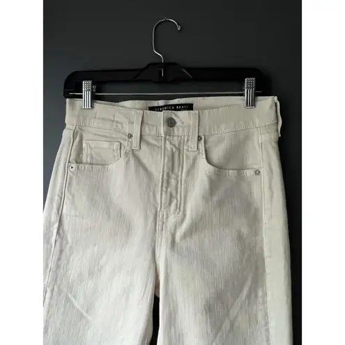 Veronica Beard Women's Straight Jeans in Cream