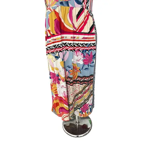 Johnny Was Rachel May Easy Fit Floral Tank Midi Bamboo Dress Women's Size Small