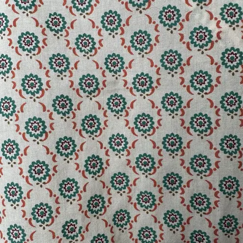 Melange Sleeveless Tunic Top Small | Boho Floral Geometric Ethnic Print V