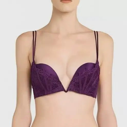 La Perla Elements Silk Lace Push Up V Bra